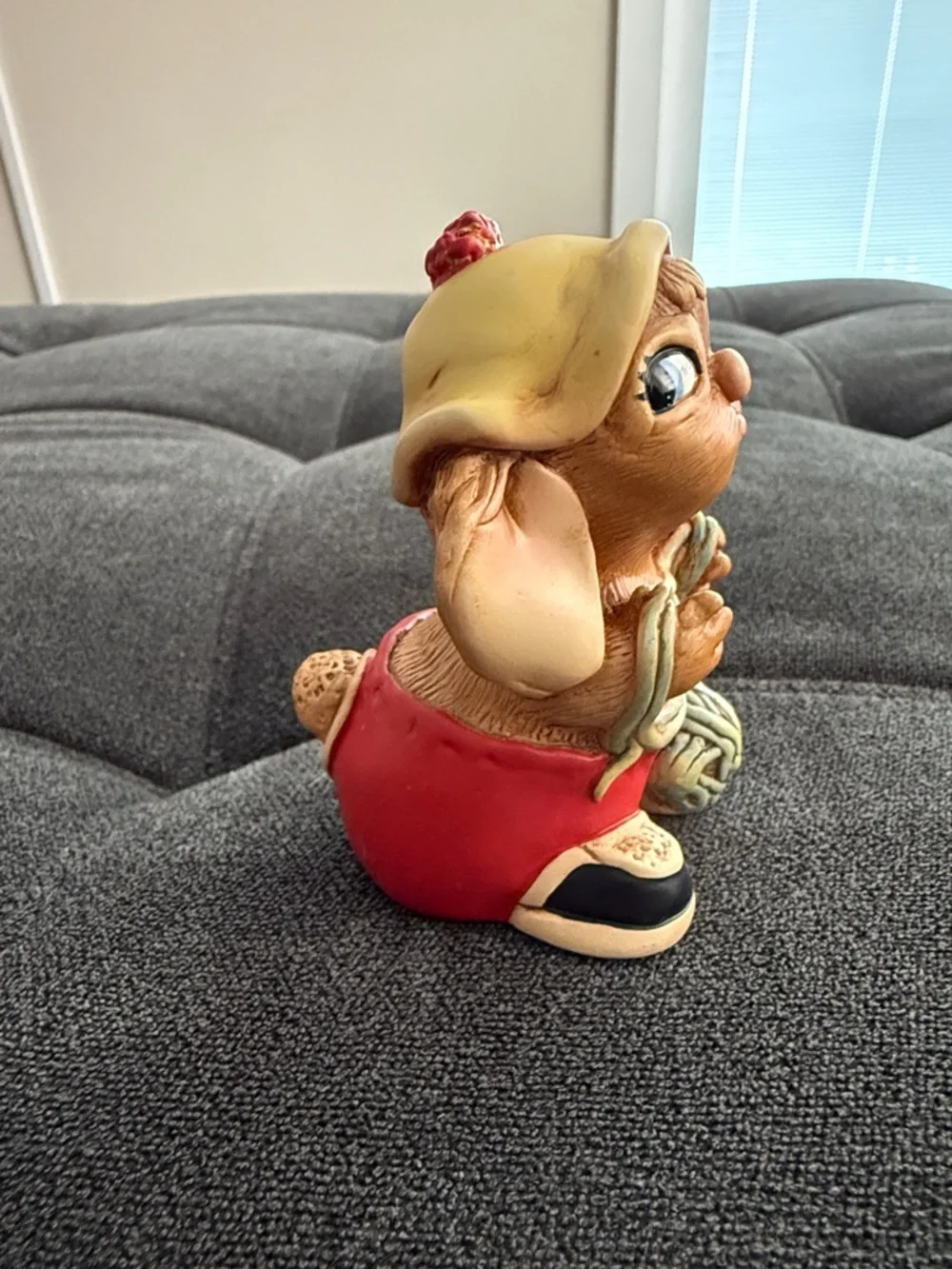 Little Hero Rabbit made by Pendelfin